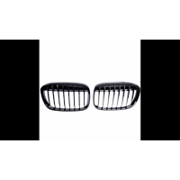 [Sport Grille Single Line Gloss Black suitable for BMW X1 (F48) Pre-Facelift 2015-2019]