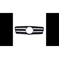 [Sport Grille Chrome & Black suitable for MERCEDES CLK (C208) Coupe (A208) Convertible 1997-2002]