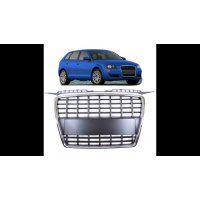 [Sport Grille Chrome & Black suitable for AUDI A3 (8P) Sportback Hatchback Pre-Facelift 2005-2008]