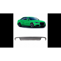 [Sport Rear Spoiler Diffuser W/Pipes suitable for AUDI A4 B8 (8K) Sedan Avant Pre-Facelift 2008-2011]