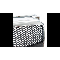 [Sport Grille Chrome & Black W/O PDC suitable for AUDI A4 B7 (8E) Sedan Avant 2004-2008]