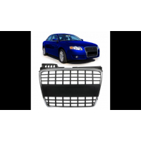 [Sport Grille Chrome & Black W/O PDC suitable for AUDI A4 B7 (8E) Sedan Avant 2004-2008]