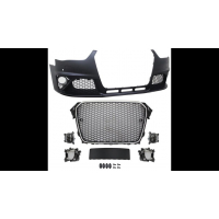 [Sport Bumper Front With Grille PDC suitable for AUDI A4 B8 (8K) Sedan Avant Facelift 2013-2016]