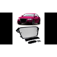 [Sport Grille Gloss Black W/PDC suitable for AUDI A4 B8 (8K) Sedan Avant Facelift 2013-2016]