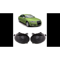 [Fog Lights Set Smoke suitable for AUDI A6 C6 (4F) Sedan Avant 2004-2011]