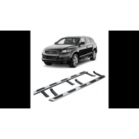 [Alu Side Steps Running Boards suitable for AUDI Q7 (4L) 2006-2015]