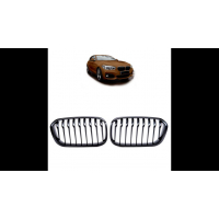 [Sport Grille Single Line Matt Black suitable for BMW 1 (F20, F21) Hatchback Facelift 2015-2019]