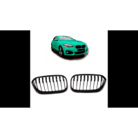 [Sport Grille Single Line Gloss Black suitable for BMW 1 (F20, F21) Hatchback Facelift 2015-2019]