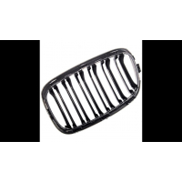 [Sport Grille Dual Line Carbon Look suitable for BMW 1 (F20, F21) Hatchback Pre-Facelift 2011-2015]