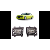 [Fog Lights Set Clear suitable for BMW 3 (E30) Sedan Touring Convertible Facelift 1988-1991]