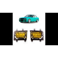 [Fog Lights Set Yellow suitable for BMW 3 (E30) Sedan Touring Convertible Facelift 1988-1991]