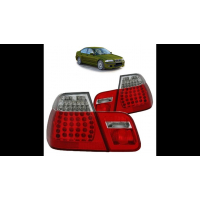 [Tail Lights LED Red Clear suitable for BMW 3 (E46) Sedan Pre-Facelift 1998-2001]