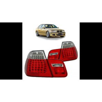 [Tail Lights LED Red Clear suitable for BMW 3 (E46) Sedan Facelift 2001-2005]