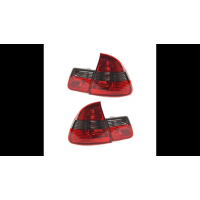 [Tail Lights Crystal Red Smoke suitable for BMW 3 (E46) Touring 1999-2005]