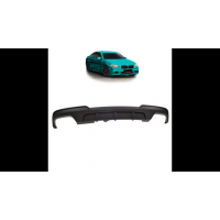 [Sport Rear Spoiler Diffuser Matt Black suitable for BMW 5 (F10) Sedan (F11) Touring 2009-2016]