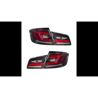 [Tail Lights Dynamic LED Black suitable for BMW 5 (F10) Sedan 2010-2017]