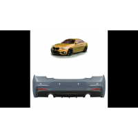 [Sport Bumper Rear PDC With Diffuser suitable for BMW 2 (F22) Coupe (F23) Convertible 2013-2020]