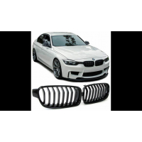 [Sport Grille Single Line Gloss Black suitable for BMW 3 (F30) Sedan (F31) Touring 2011-2019]