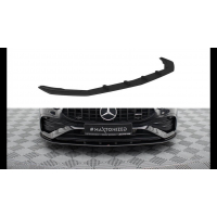 [Street Pro Front Splitter Mercedes-AMG A35 W177 Facelift Black-Red]