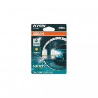 [OSRAM 12V WY5W (W2,1x9,5d) 12V diadem chrome (2ks) oranžová Duo-blister]