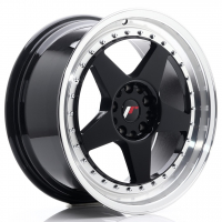 [JAPAN RACING JR6 - GLOSSY BLACK/MACHINED LIM]