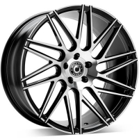 [WRATH ALLOY WHEELS WF-4 - GLOSS BLACK POLISHED FACE]