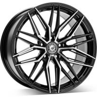 [WRATH ALLOY WHEELS WF-9 - GLOSS BLACK POLISHED FACE]