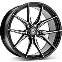 [WRATH ALLOY WHEELS WF-X - GLOSS BLACK POLISHED FACE]