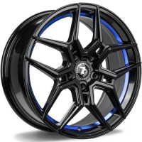 [SEVENTY9 SV-B - BLACK GLOSSY BLUE INNER LIP]