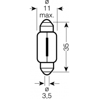 [OSRAM 12V C5W (SV8,5-8) 5W standard (10ks)]