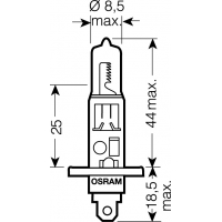 [OSRAM 12V H1 55W standard (1ks)]