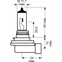 [OSRAM 12V H11 55W standard (1ks)]