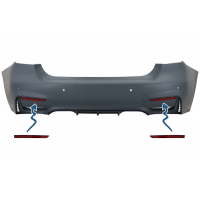 [Piros fényvisszaverők a BMW 3-as sorozat F30 (2011-2019) csak M3 Sport Design hátsó lökhárítójához]