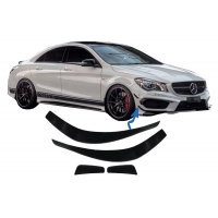 [Első lökhárító elosztók uszony Aero alkalmas Mercedes CLA W117 C117 X117 (2013-2016) CLA45 Design]