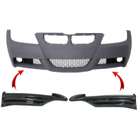 [Carbon Front Splitters Spoiler csak BMW 3-as sorozat E90 E91 Sedan Touring (2005-2008) M-tech lökhárító]