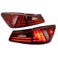 [Hátsó lámpák Full LED Lexus IS XE20 (2006-2012) típus használható Light Bar Facelift Új XE30 Red Clear]