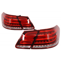 [LED Light Bar Hátsó lámpák a Mercedes E-Class W212 (2009-2013) Conversion Facelift Design Red Clear típus]