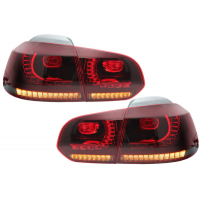 [Hátsó lámpák Full LED VW Golf 6 VI (2008-2013) R20 Design Red Cherry modell, szekvenciális dinamikus kanyarodó lámpákkal (LHD és RHD)]