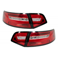 [LED BAR Hátsó lámpák Audi A6 4F2 C6 Limousine (2008-2011) Red Clear Facelift kivitel, szekvenciális dinamikus kanyarodó lámpákkal]