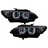 [Xenon fényszórók 3D LED Angel Eyes BMW 3 Series E92 E93 (2006-2010) U-Type Black modell]