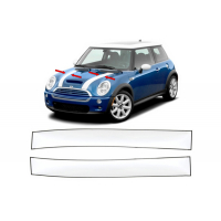 [Készlet matrica Vinyl Black fehér motorháztető felső motorháztető MINI R50 R52 R53 R56 R57 Clubman R55 (2001-2017) Prémium minőséghez]