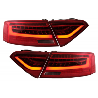 [LED-es hátsó lámpák alkalmas Audi A5 8T Coupe Cabrio Sportback (2007-2011) dinamikus szekvenciális kanyarodó lámpához]